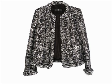 veste tweed chanel|Chanel leather jackets.